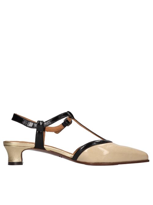 HAMEDI model slingback pump in leather CHIE MIHARA | HAMEDIBEIGE